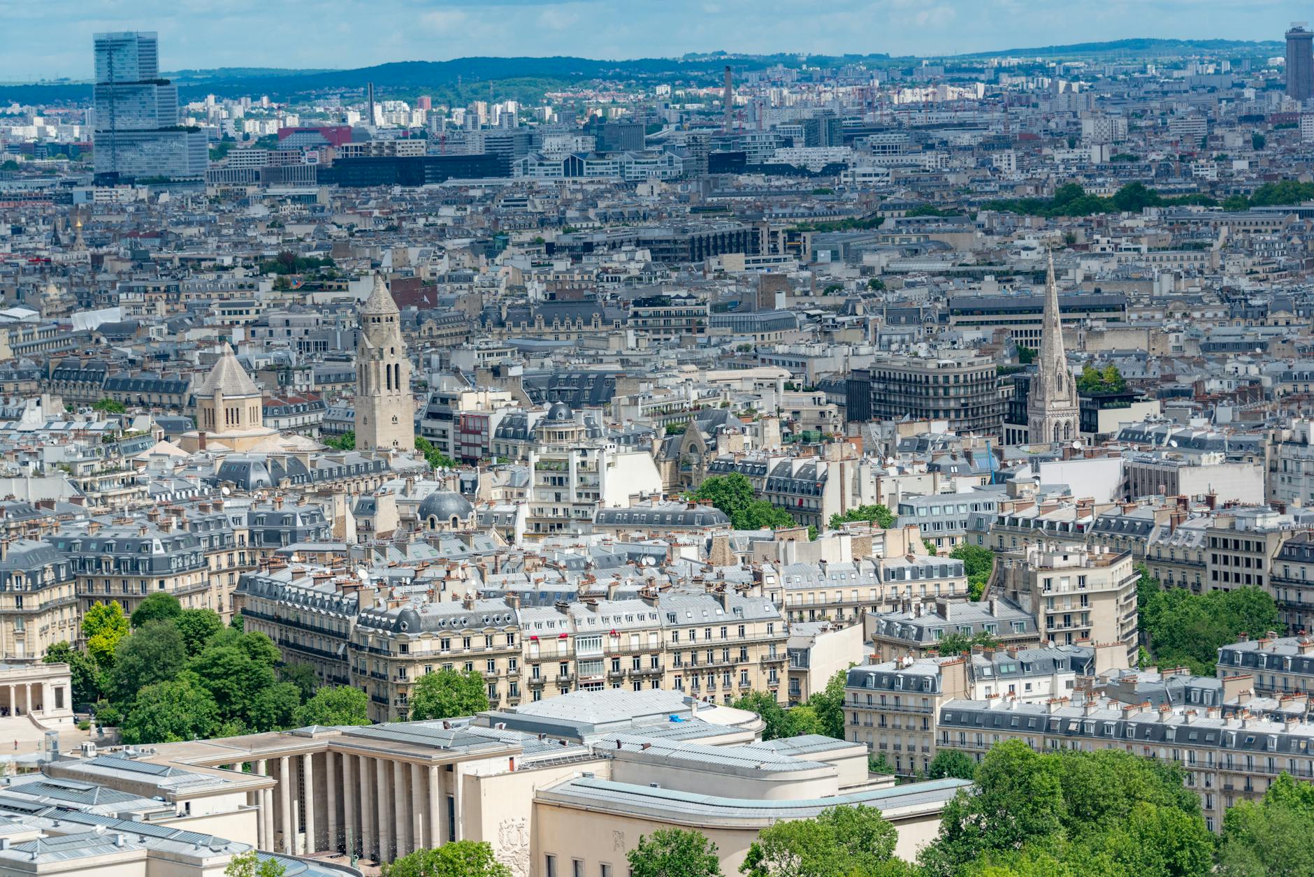 First-time visitor taking in the Eiffel Tower from Trocadéro, Paris